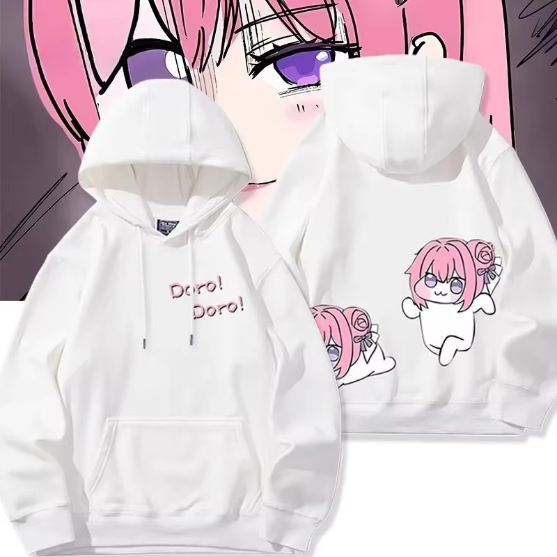 Anime Merch Hoodie - Karakter Doro Lucu Model Baru Pakaian