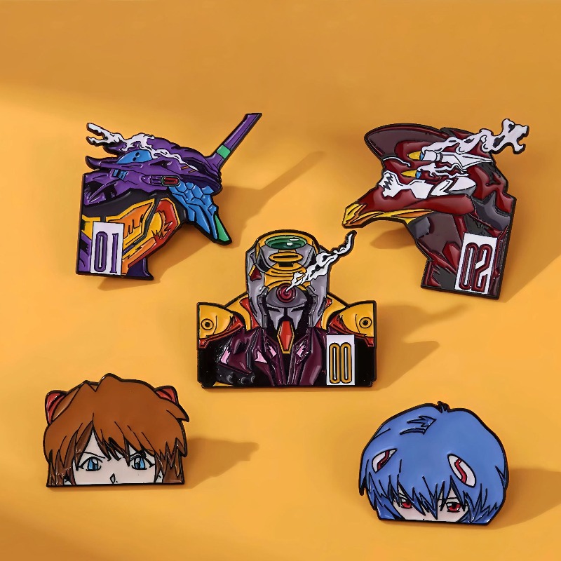 Evangelion Anime Merchandise - Bros Logam Neon Genesis Ayanami Rei