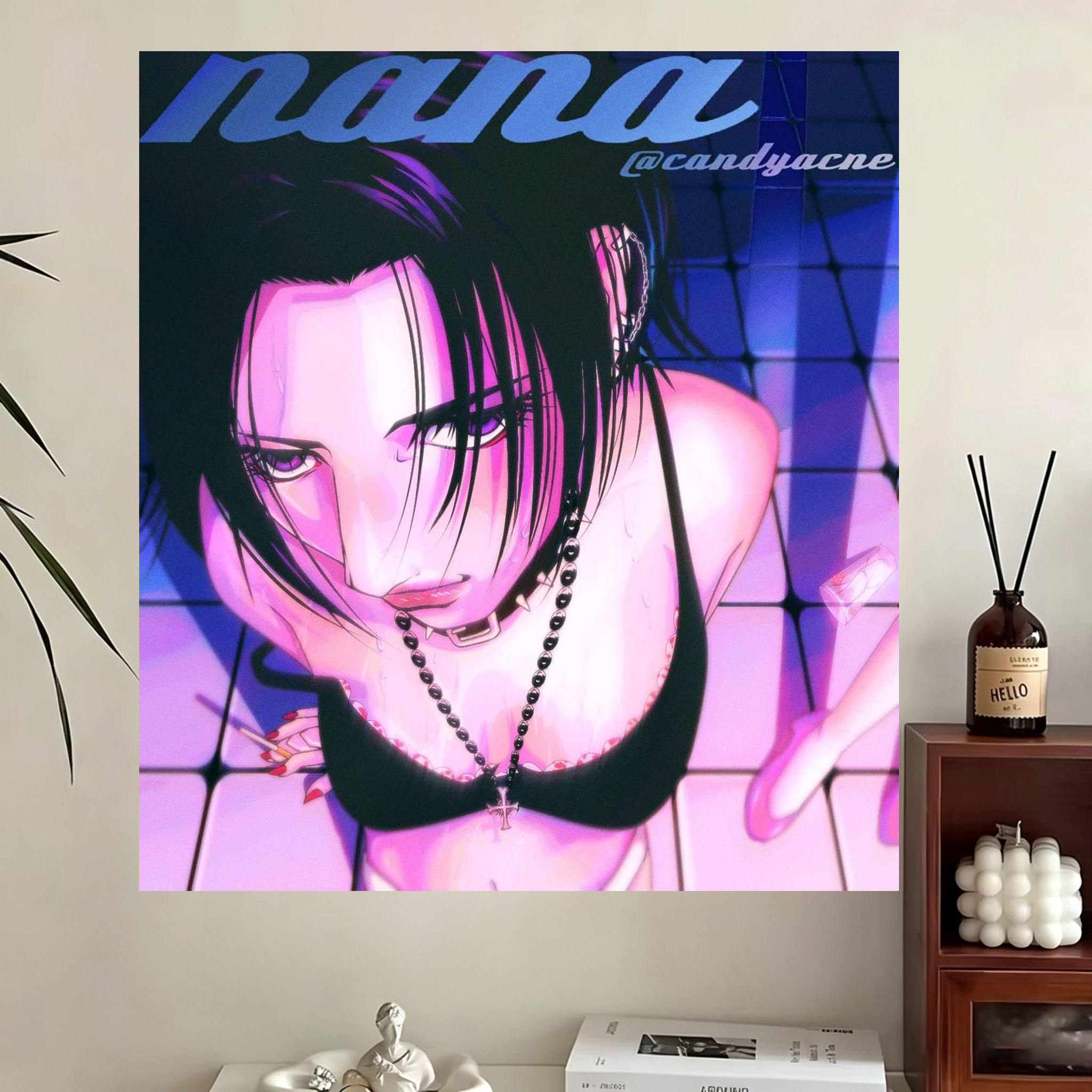Anime Merchandise In Japanese - VIKAMA NANA Komatsu Nana Tapestry Anime