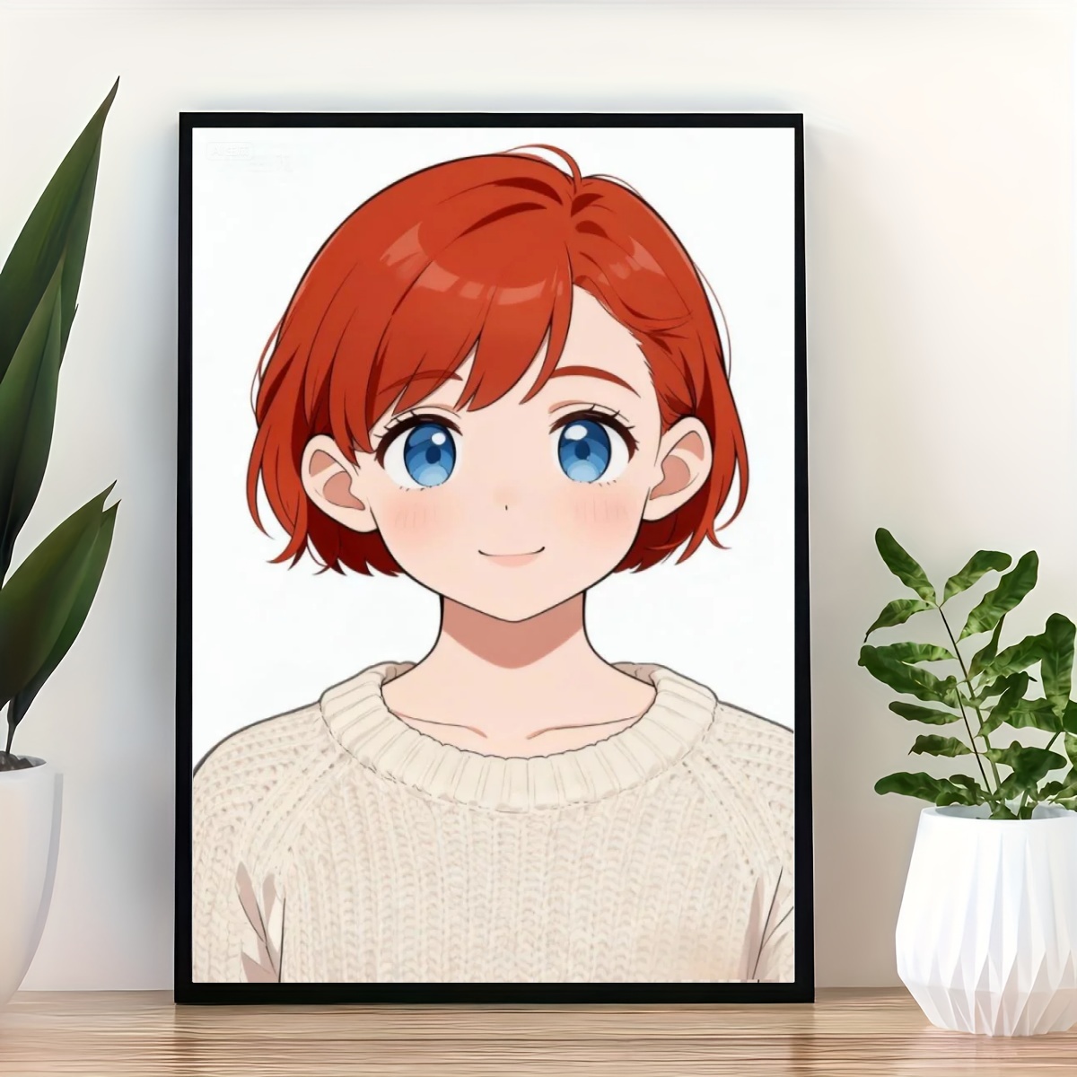 Potret Kartun Anime Kustom Pos - Anime Poster Print ulasan dan harga