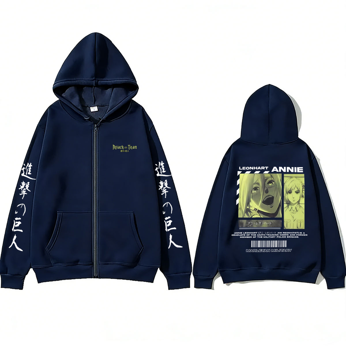 Anime Attack on Titan Annie Le - Anime Merch Hoodie ulasan dan harga