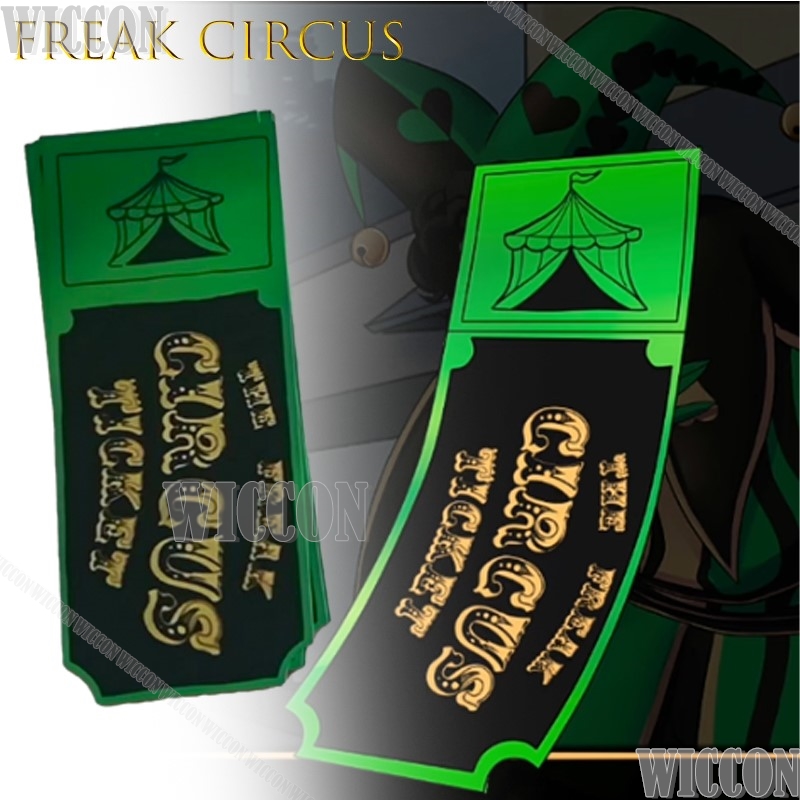 Kartu Tiket Freak Circus Merah - Anime Merchandise In Japanese ulasan dan harga