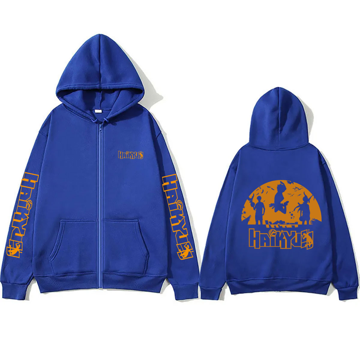 Hoodie Zipper Anime Haikyuu Me - Anime Merch Hoodie ulasan dan harga
