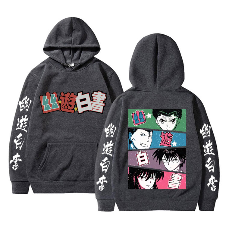 Hoodie Merchandise Anime YuYu  - Anime Merch Hoodie ulasan dan harga